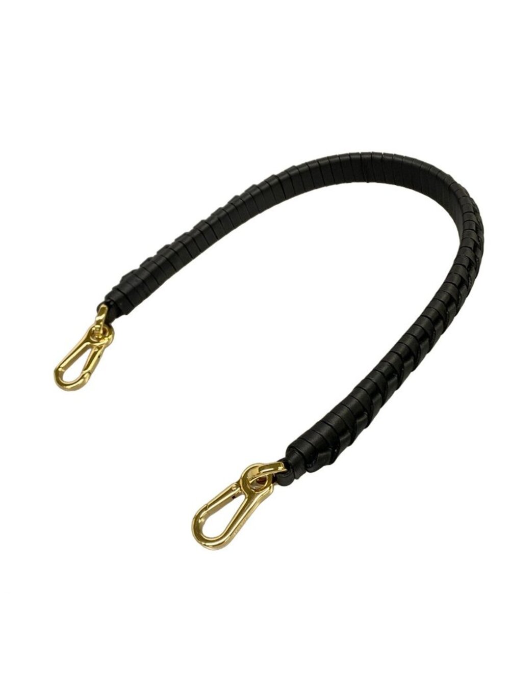 Loewe Shoulder Strap Woven Spiral Black